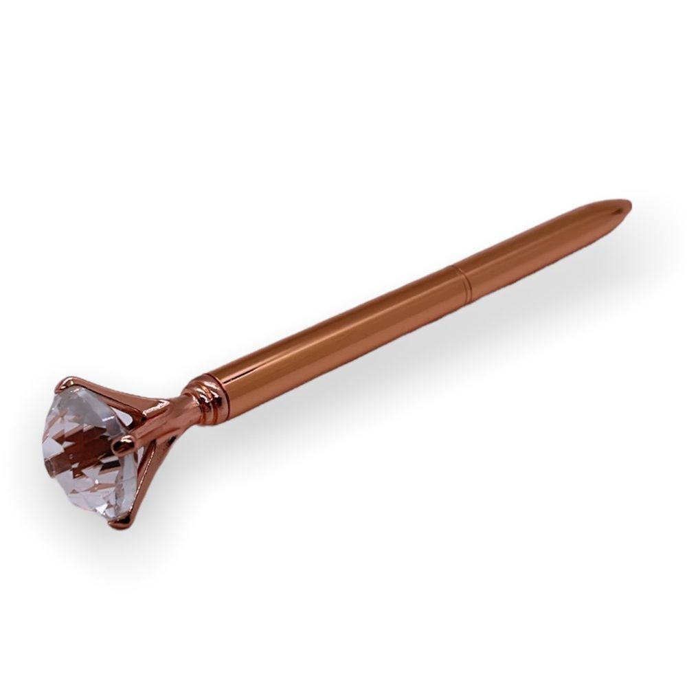 NWT Wool + Pepper Co. Diamond and Rose Gold Ballpoint Pen